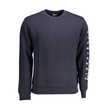 Napapijri Blue Cotton Sweatshirt