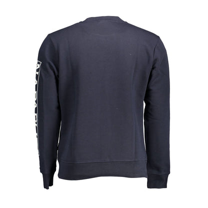 Napapijri Blue Cotton Sweatshirt