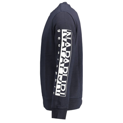 Napapijri Blue Cotton Sweatshirt