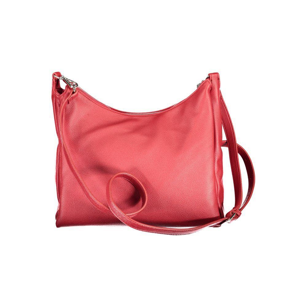 Front view with bag zipped and handles upright.