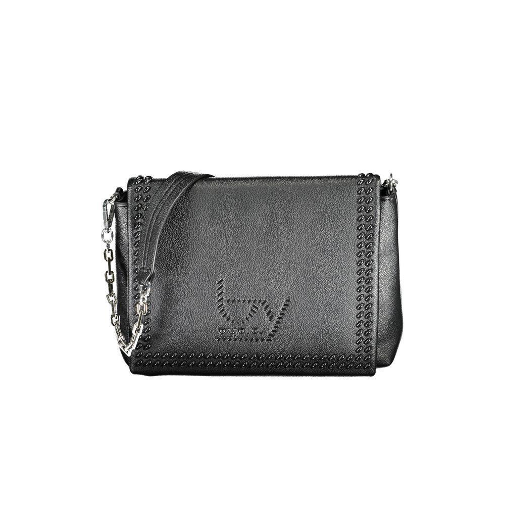 Front view with bag zipped and handles upright.