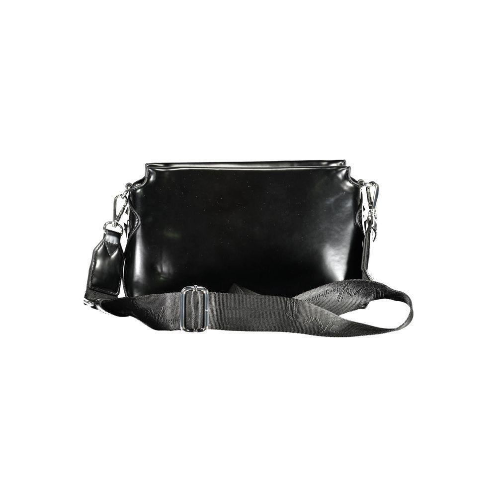 Front view with bag zipped and handles upright.