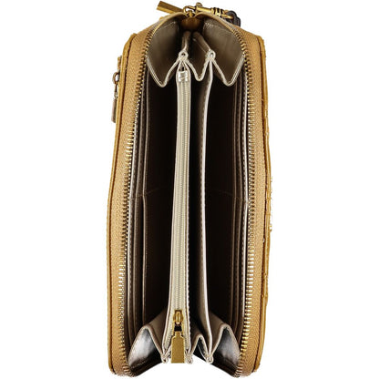 Guess Jeans Giallo Poliuretano Women Wallet