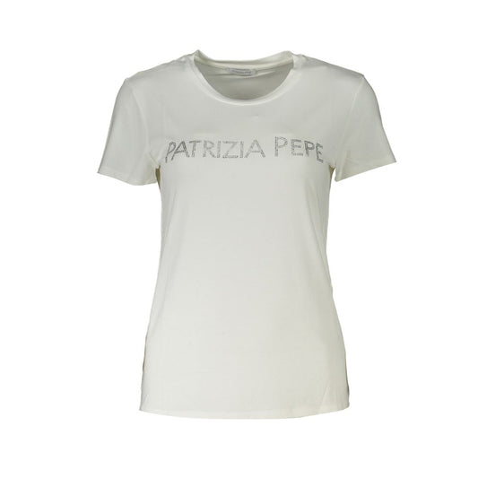 Patrizia Pepe White Elastane T-Shirt