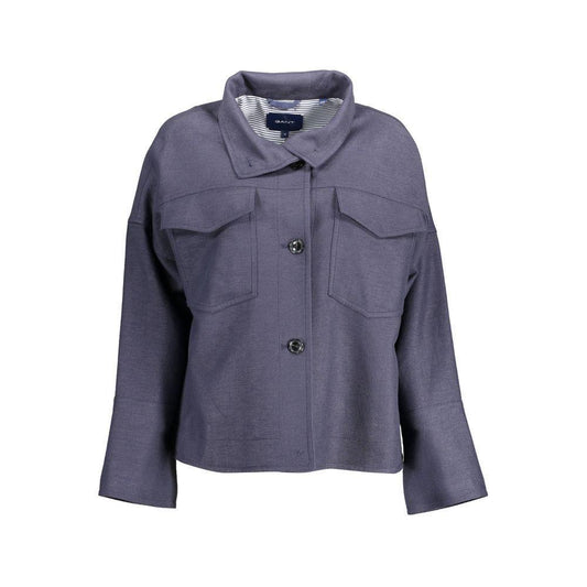 Gant Blue Cotton Jackets & Coat GA-38009-S