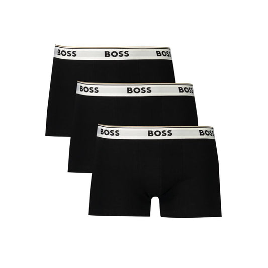 Hugo Boss Black Cotton Men Boxer Short