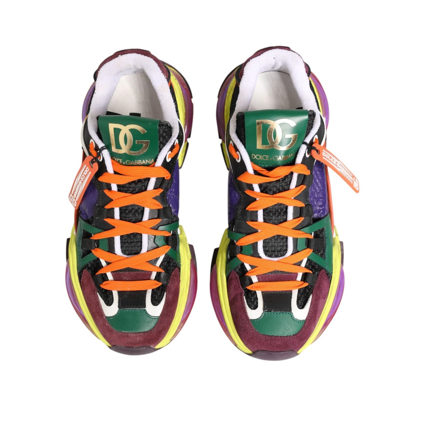 Dolce & Gabbana Multicolor Airmaster Men Sneaker Shoes