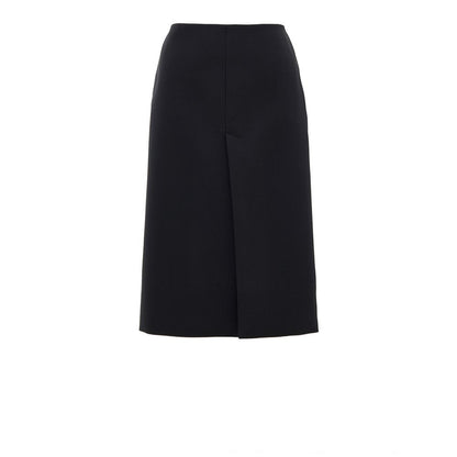 Gucci Black Wool Skirt
