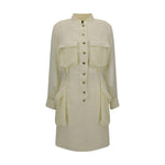 PINKO Linen chemisier Dress PI-105019A2I9D22-IT42 | L