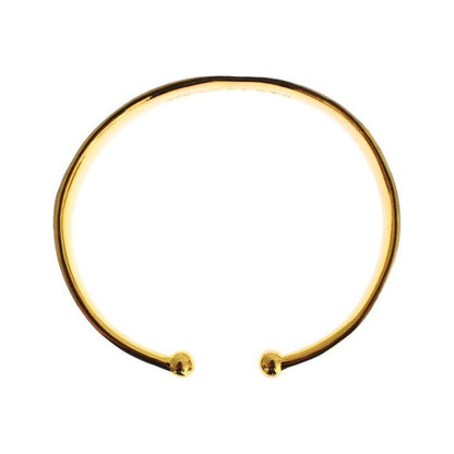 Nialaya CZ Gold Sterling 925 Silver Bangle Bracelet Bracelet