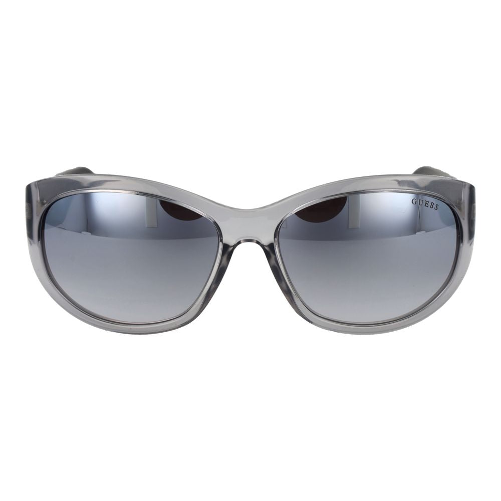 Guess Gray Stainless Steel Sunglasses