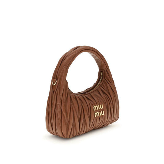 Miu Miu Wander Hobo quilted matelassé Handbag
