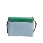 Dolce & Gabbana Blue Green LUCIA Embellished Crossbody Bag