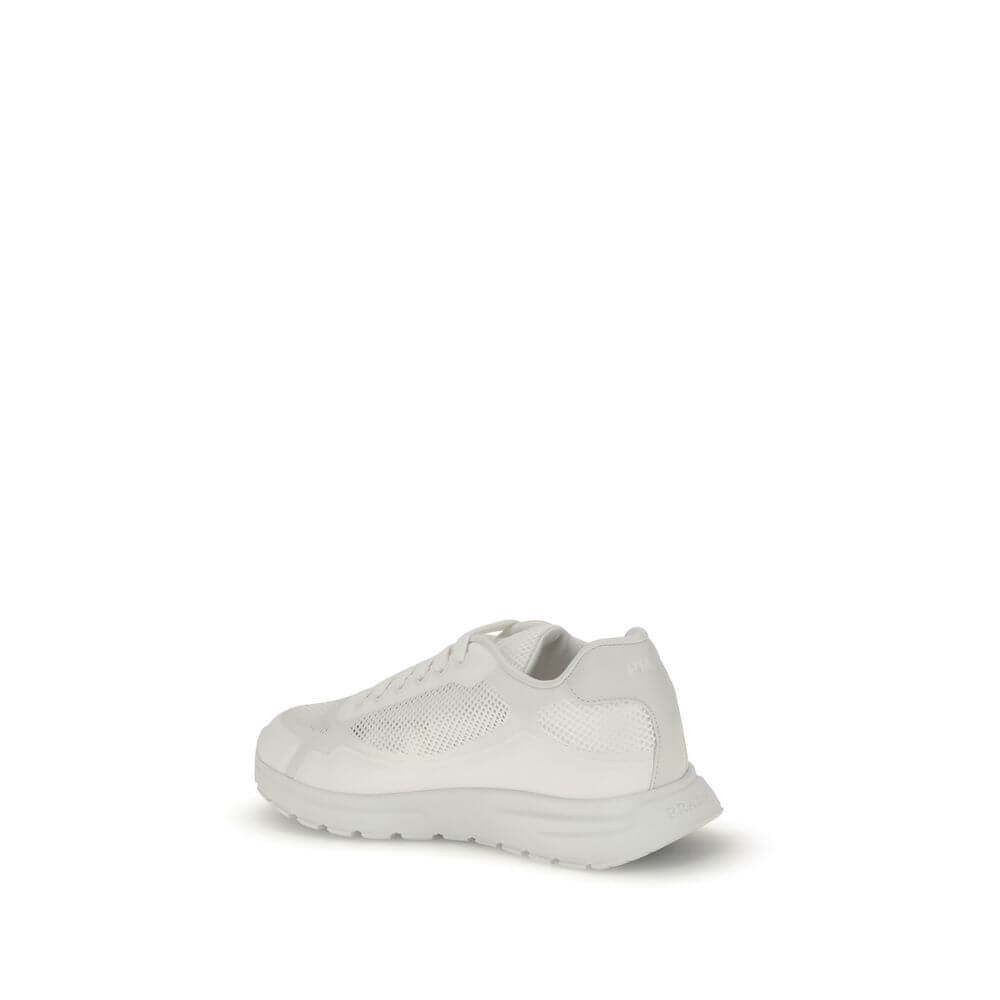 Prada White Rubber Athletic Sneakers