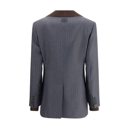 Miu Miu Striped Blazer MI-MH2005SOOO174XF0480-IT38 | S