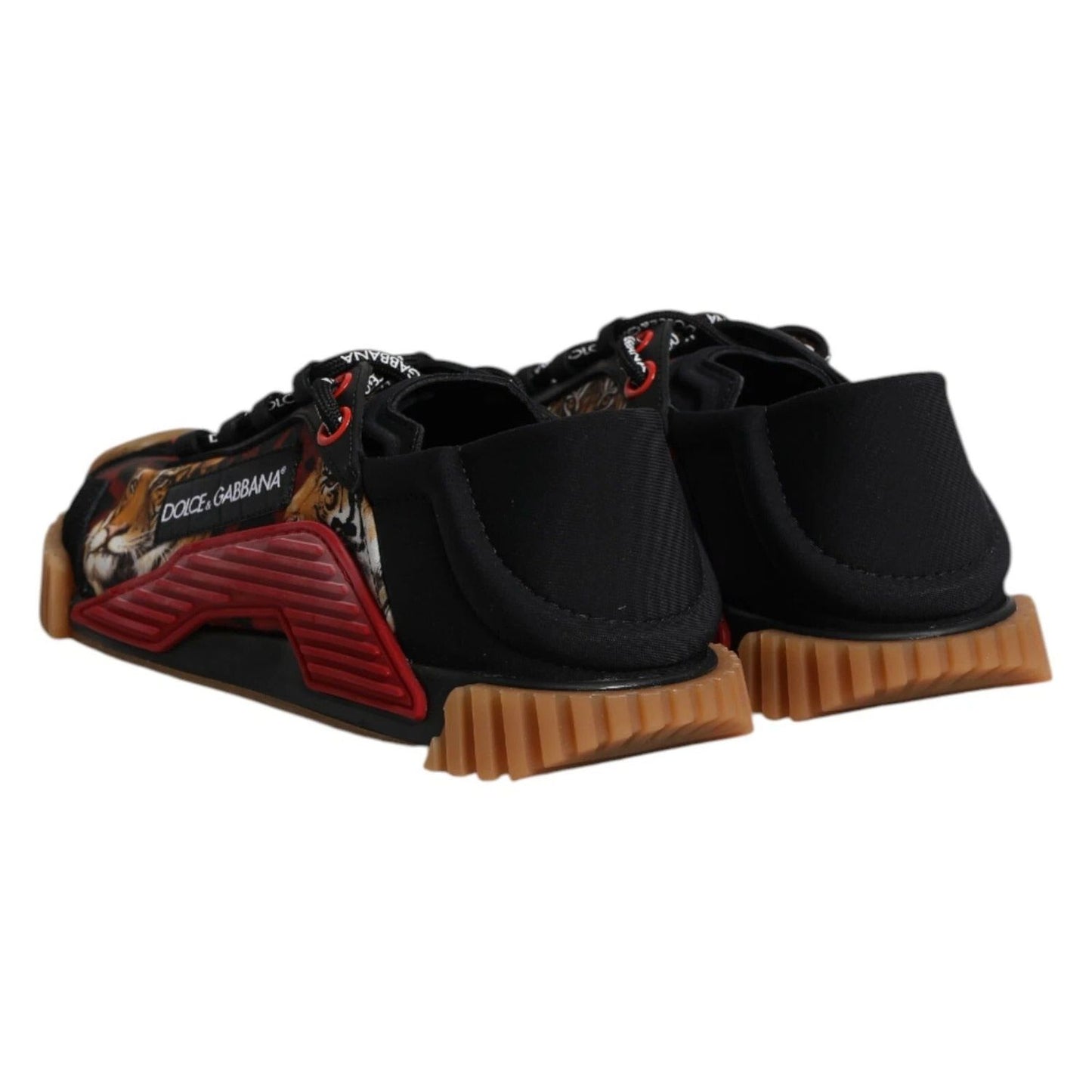 Dolce & Gabbana Black Logo Low Top NS1 Men Sneakers MV7289-40