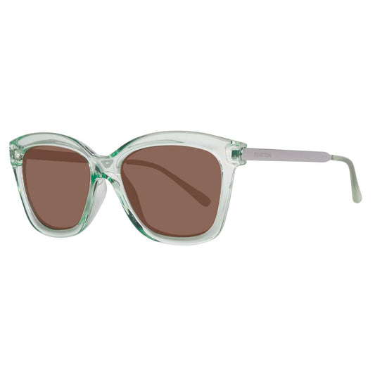Benetton Green Resin Sunglasses BEBE988S02AC