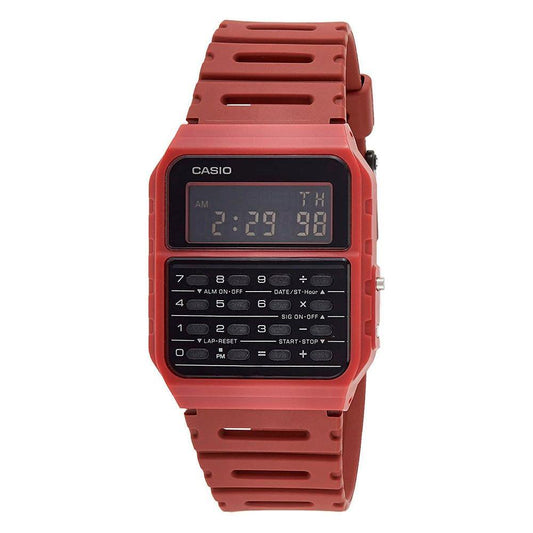 Casio Red Resin Watch CACA53WF4BAC