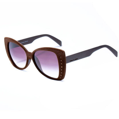 Italia Independent Brown Acetate Sunglasses