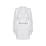 BLANCA VITA Abelia Laminated Mini Dress