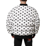Dolce & Gabbana White DG Monogram Full Zip Quilted Jacket JKT41556-52