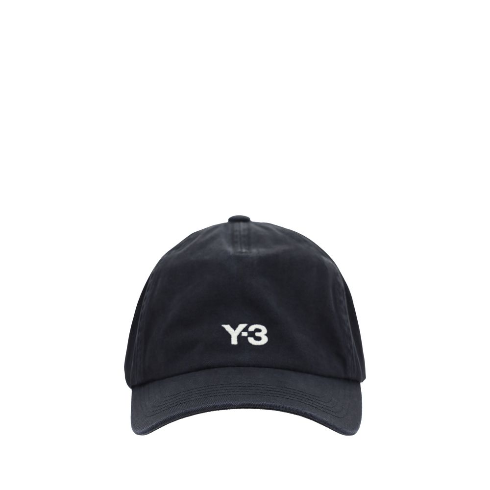 Y-3 Black Cotton Cap (Baseball Hat)