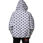 Dolce & Gabbana White DG Monogram Hooded Quilted Jacket JKT41557-48