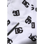 Dolce & Gabbana White DG Monogram Hooded Quilted Jacket JKT41557-48