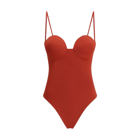Magda Butrym Orange Polyamide One-Piece Swimsuit