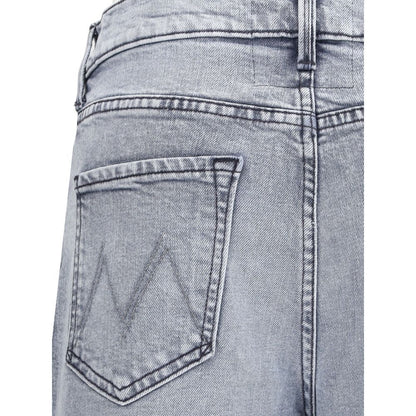 Mother Denim Gray Cotton Jeans Denim