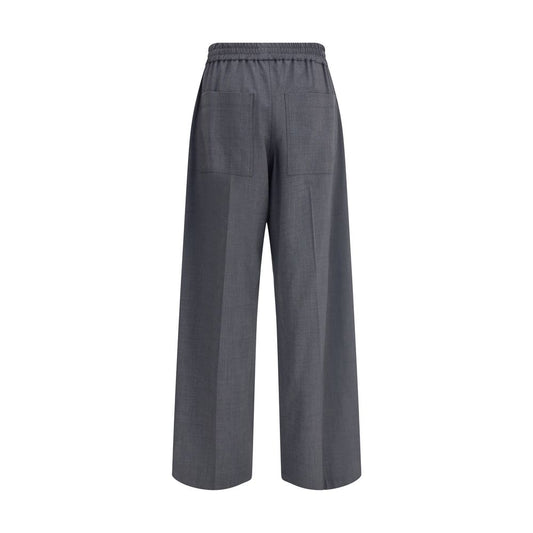 Brunello Cucinelli Palazzo Pants BR-MPW07P9002C4078-IT42 | L