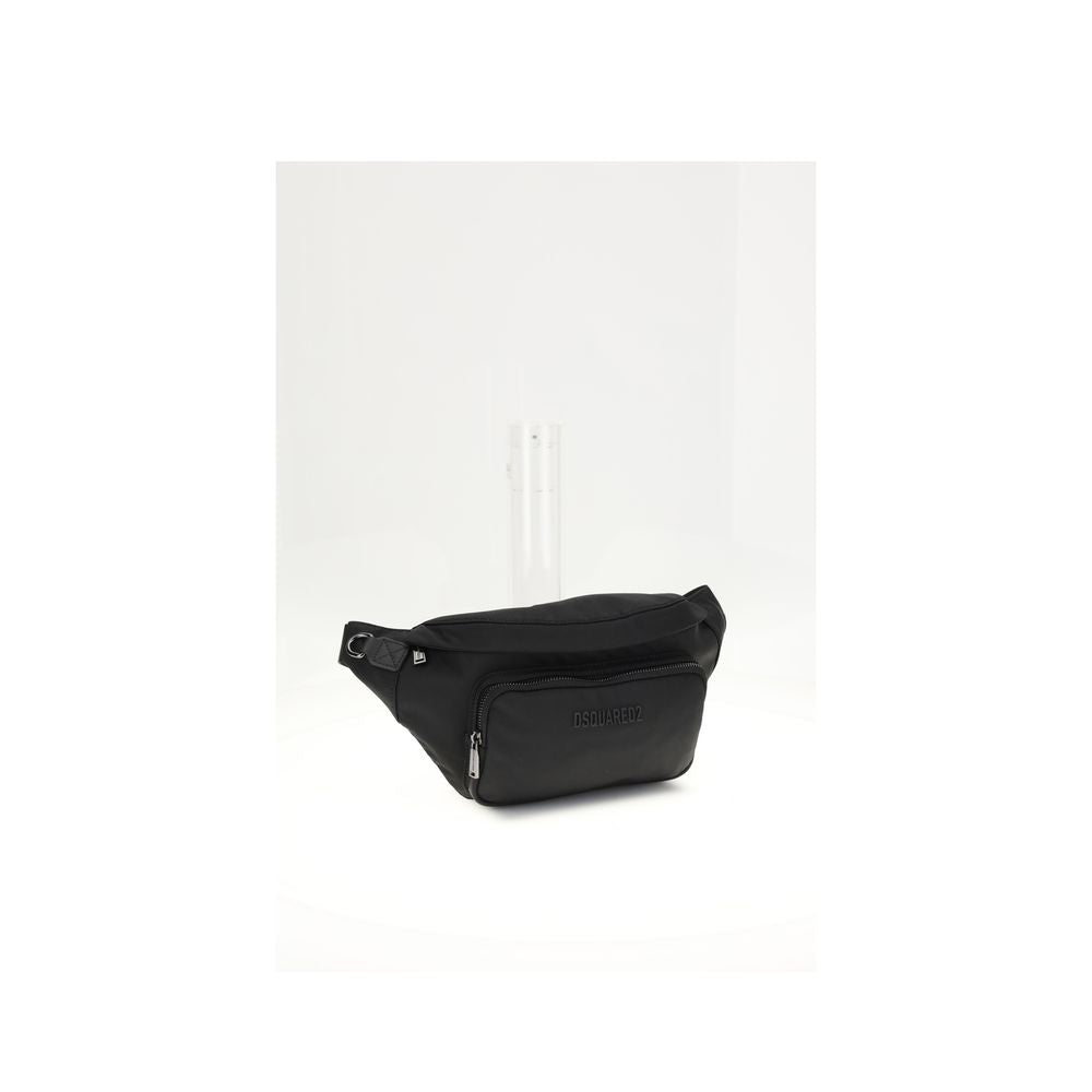 Front view with bag zipped and handles upright.
