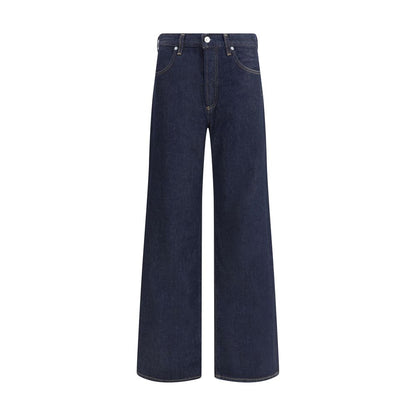 Citizens of Humanity Blue Recycled Cotton Straight-Leg Jeans