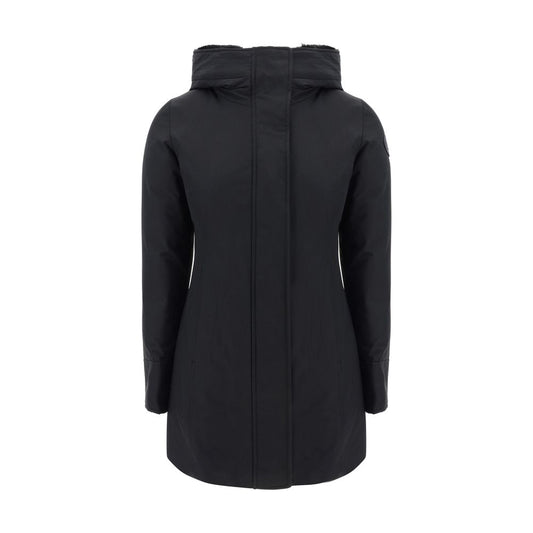 Woolrich Black Nylon Parka