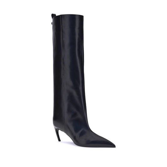 The Attico High leather Boots