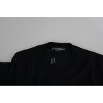 Dolce & Gabbana Black Cashmere Crewneck Pullover Sweater TSH5561-44