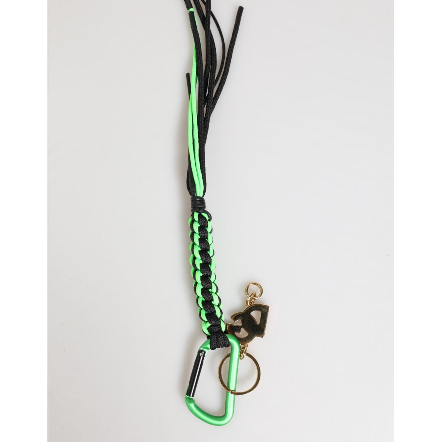 Dolce & Gabbana Multicolor Polyester Tape String DG Logo Keychain Keyring