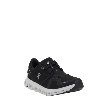 ON Black Polyester Athletic Sneakers with CloudTec® technology, quick lacing, durable toe box, and non-slip rubber outsole.