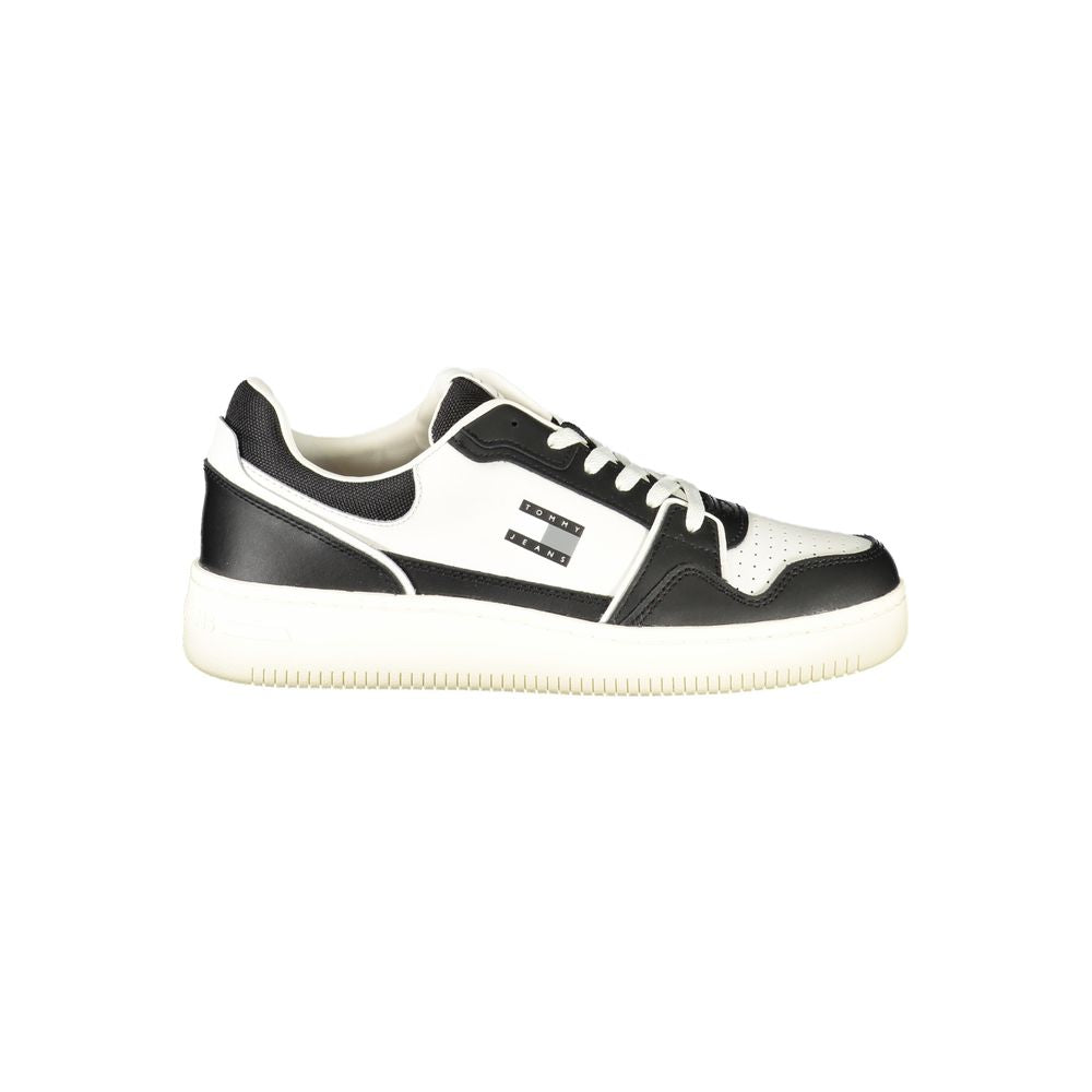Tommy Hilfiger Black Polyurethane Men Sneaker 1728,67403481248,Athletic - Sneakers - Shoes,Black,EU40/US7,EU41/US8,EU42/US9,EU43/US10,EU44/US11,EU45/US12,EU46,Men,New with tags,Shoes,Sneakers - Shoes,Tommy Hilfiger