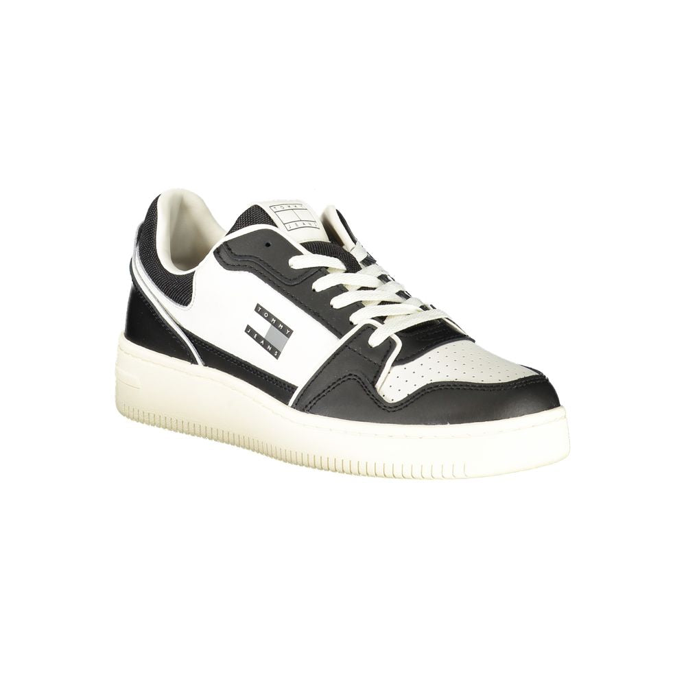 Tommy Hilfiger Black Polyurethane Men Sneaker 1728,67403481248,Athletic - Sneakers - Shoes,Black,EU40/US7,EU41/US8,EU42/US9,EU43/US10,EU44/US11,EU45/US12,EU46,Men,New with tags,Shoes,Sneakers - Shoes,Tommy Hilfiger