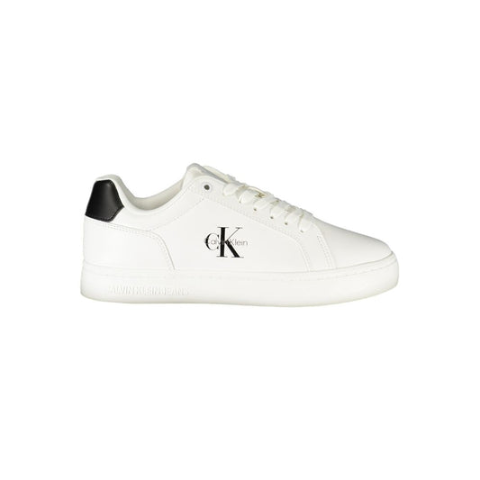 Calvin Klein White Polyester Sneaker