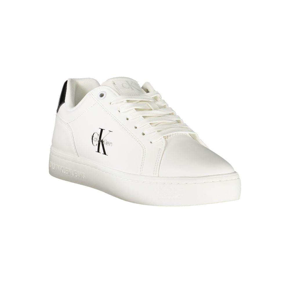 Calvin Klein White Polyester Sneaker