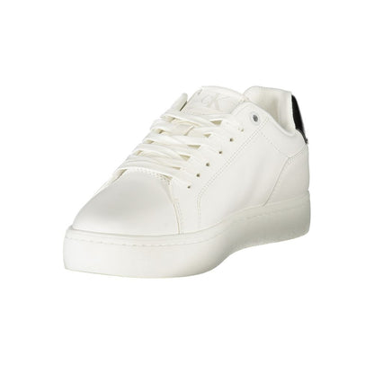 Calvin Klein White Polyester Sneaker