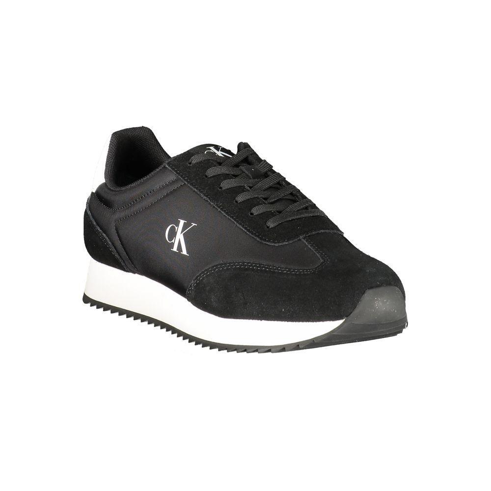 Calvin Klein Black Leather Men Sneaker CA-39387-EU40/US7