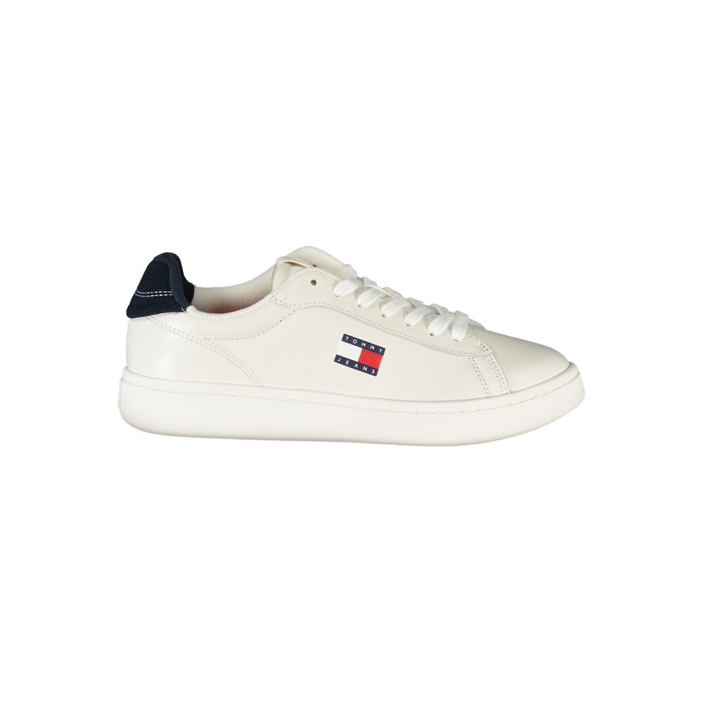 Tommy Hilfiger White Polyester Sneaker