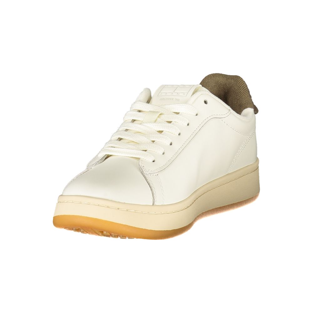 Tommy Hilfiger White Polyester Sneaker