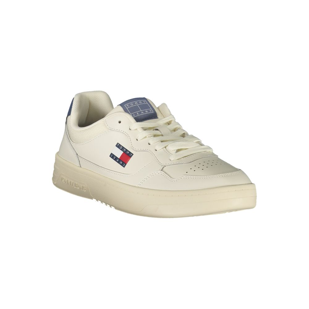 Tommy Hilfiger Bianco Polyurethane Men Sneaker 1728,67403481248,Athletic - Sneakers - Shoes,EU40/US7,EU41/US8,EU42/US9,EU43/US10,EU44/US11,EU45/US12,EU46,Men,New with tags,Shoes,Sneakers - Shoes,Tommy Hilfiger,White