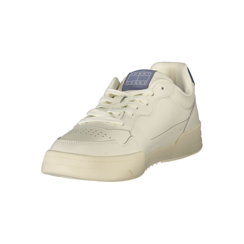 Tommy Hilfiger Bianco Polyurethane Men Sneaker 1728,67403481248,Athletic - Sneakers - Shoes,EU40/US7,EU41/US8,EU42/US9,EU43/US10,EU44/US11,EU45/US12,EU46,Men,New with tags,Shoes,Sneakers - Shoes,Tommy Hilfiger,White