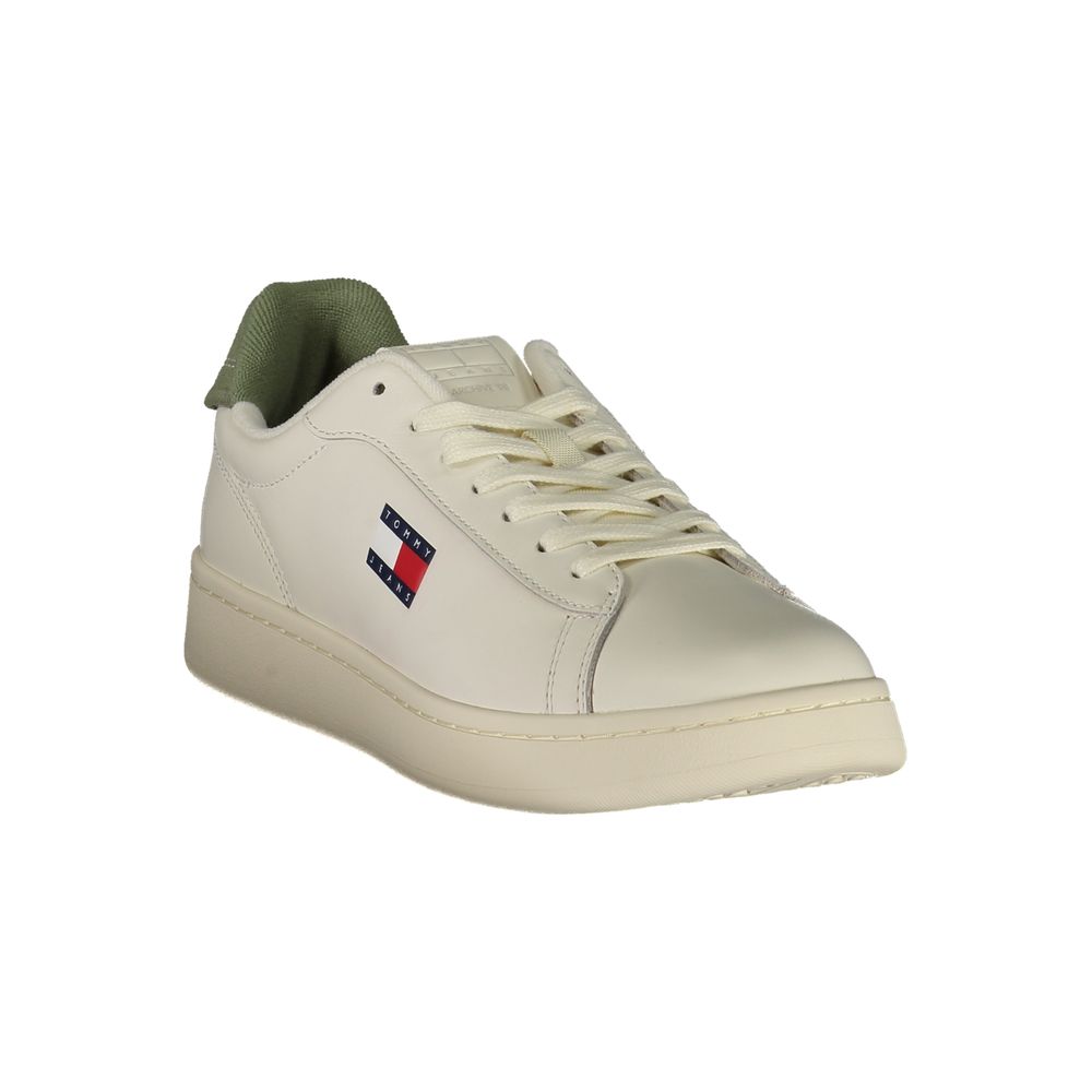 Tommy Hilfiger Bianco Polyurethane Men Sneaker 1728,67403481248,Athletic - Sneakers - Shoes,EU40/US7,EU41/US8,EU42/US9,EU43/US10,EU44/US11,EU45/US12,EU46,Men,New with tags,Shoes,Sneakers - Shoes,Tommy Hilfiger,White