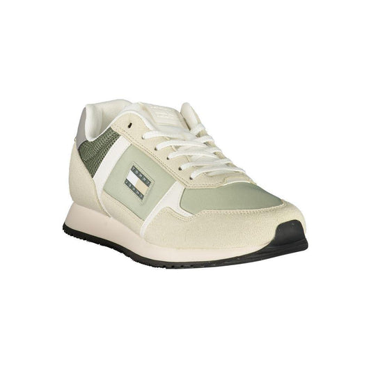 Tommy Hilfiger Green Polyester Men Sneaker